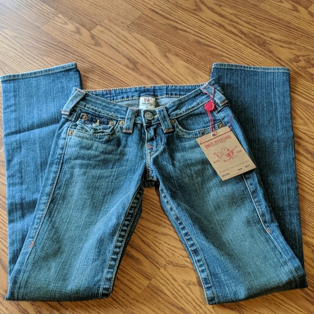NWT True Religion Jeans "Billy" Sz 24